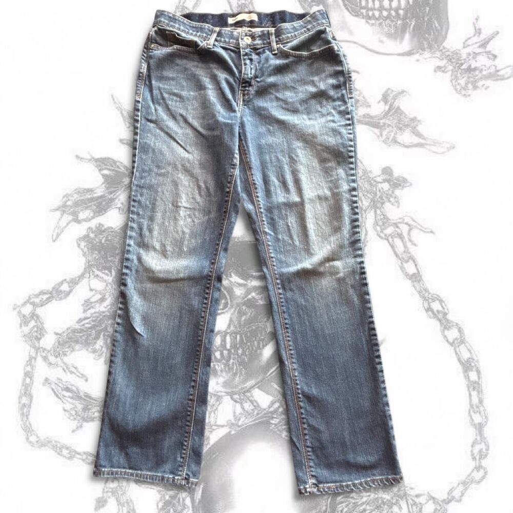 Levi-s Women's Blue and Navy Jeans